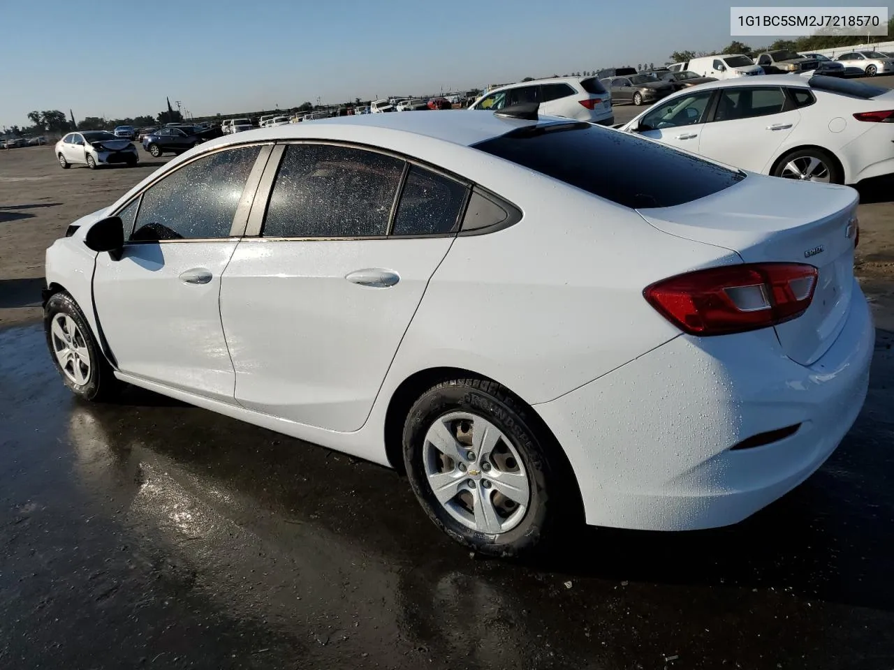 2018 Chevrolet Cruze Ls VIN: 1G1BC5SM2J7218570 Lot: 73424344