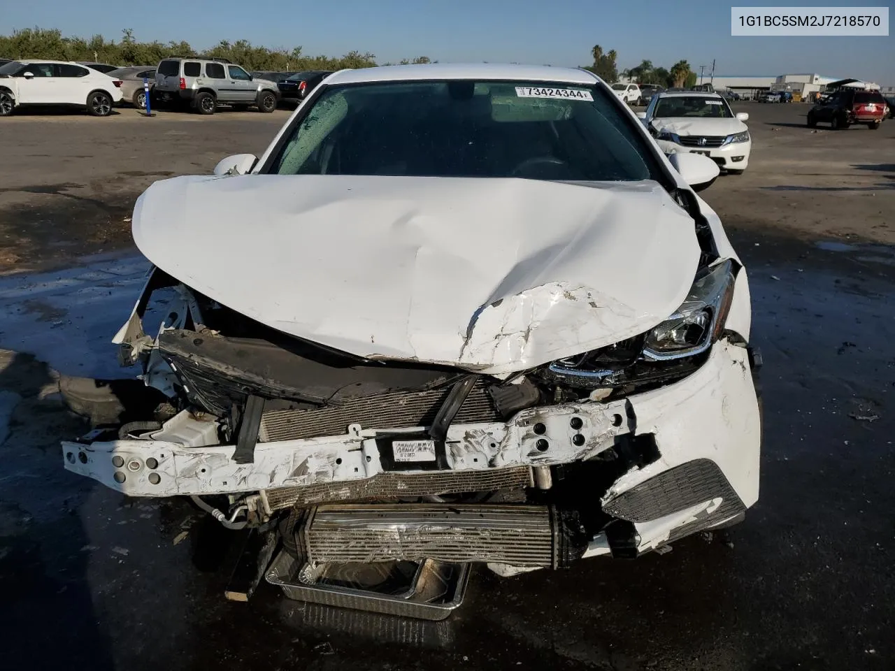 2018 Chevrolet Cruze Ls VIN: 1G1BC5SM2J7218570 Lot: 73424344