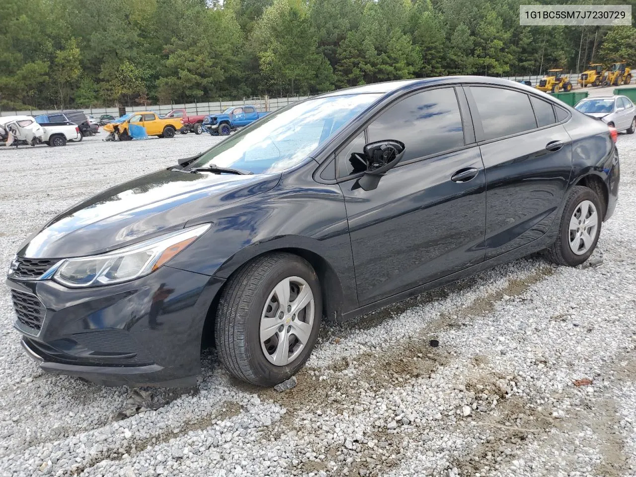 2018 Chevrolet Cruze Ls VIN: 1G1BC5SM7J7230729 Lot: 73461484