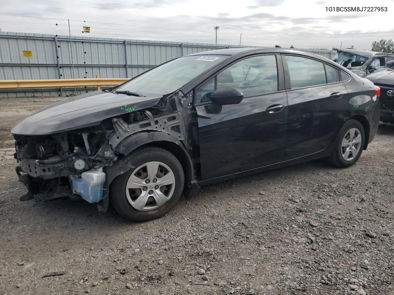 2018 Chevrolet Cruze Ls VIN: 1G1BC5SM8J7227953 Lot: 73670034