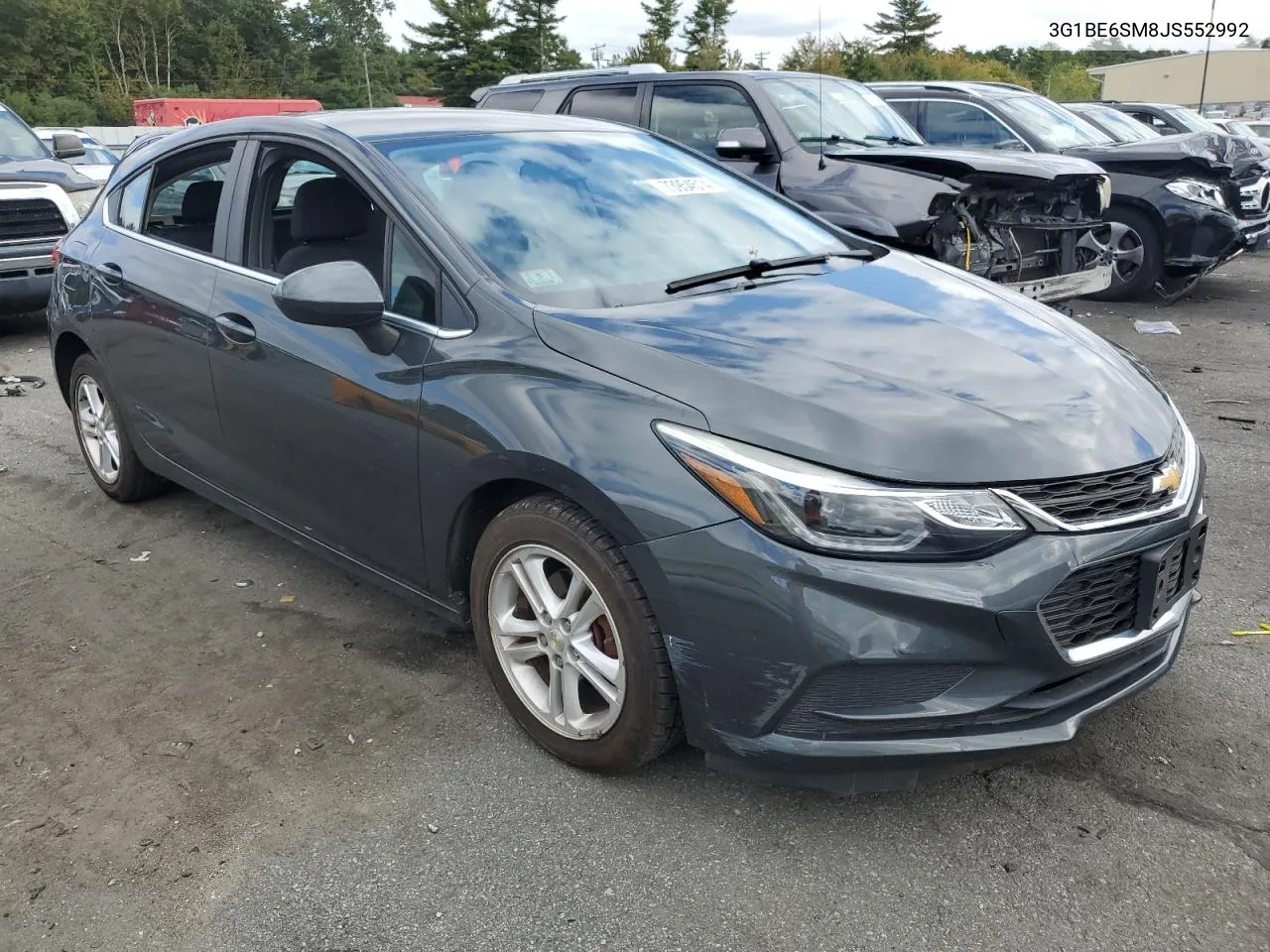 2018 Chevrolet Cruze Lt VIN: 3G1BE6SM8JS552992 Lot: 73954514