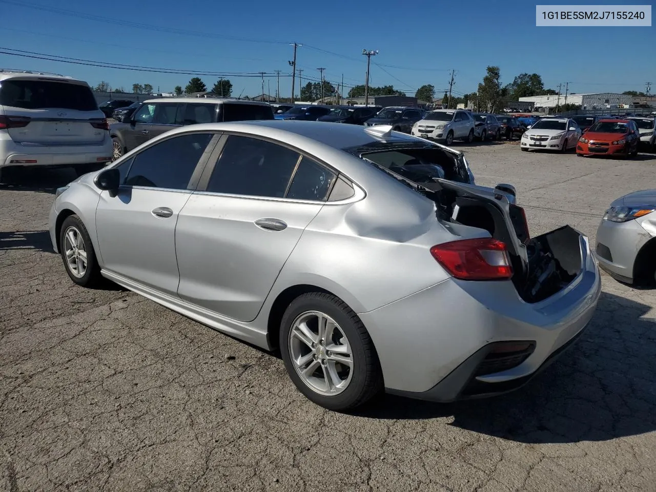 2018 Chevrolet Cruze Lt VIN: 1G1BE5SM2J7155240 Lot: 74196694