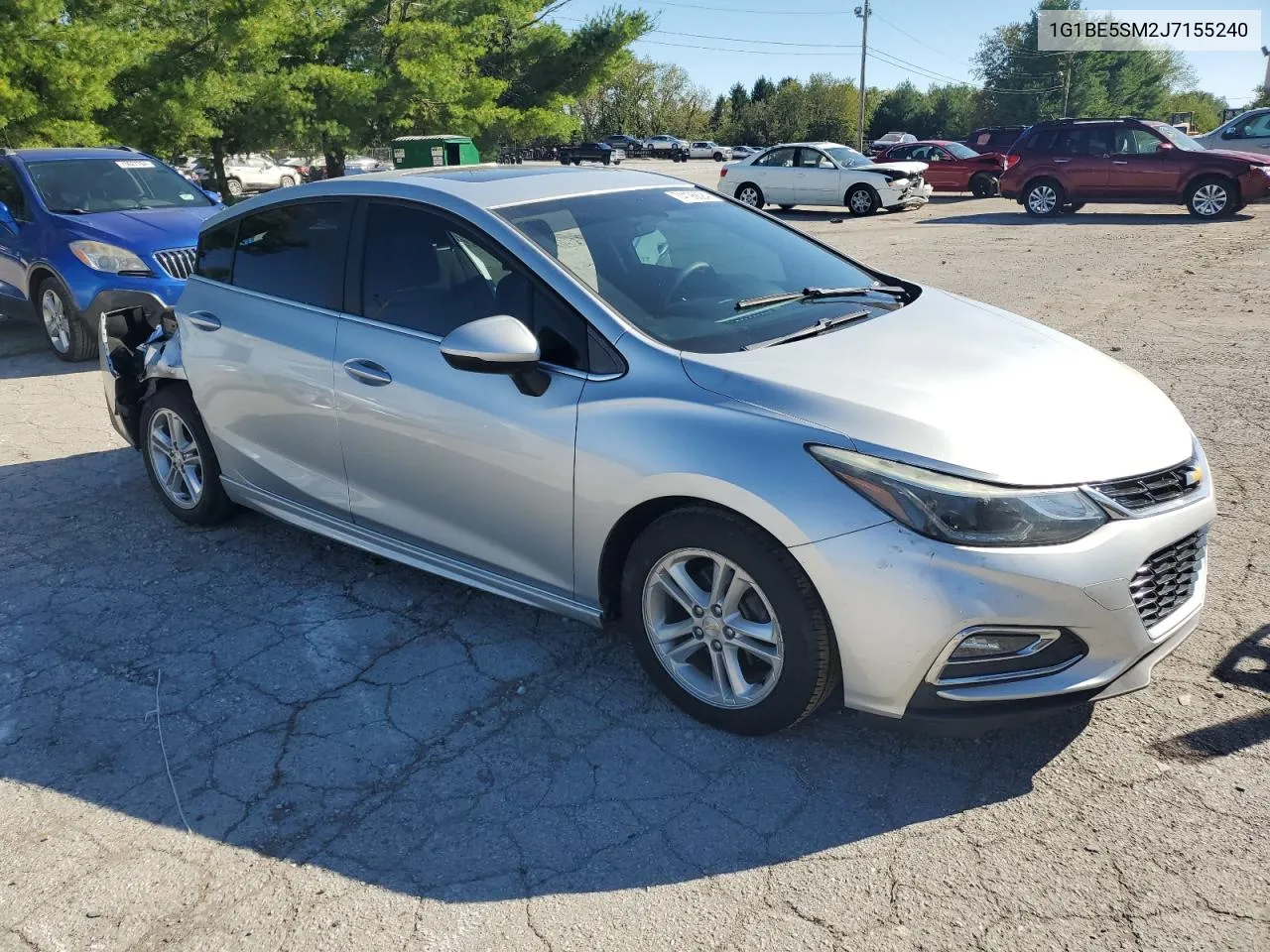 2018 Chevrolet Cruze Lt VIN: 1G1BE5SM2J7155240 Lot: 74196694