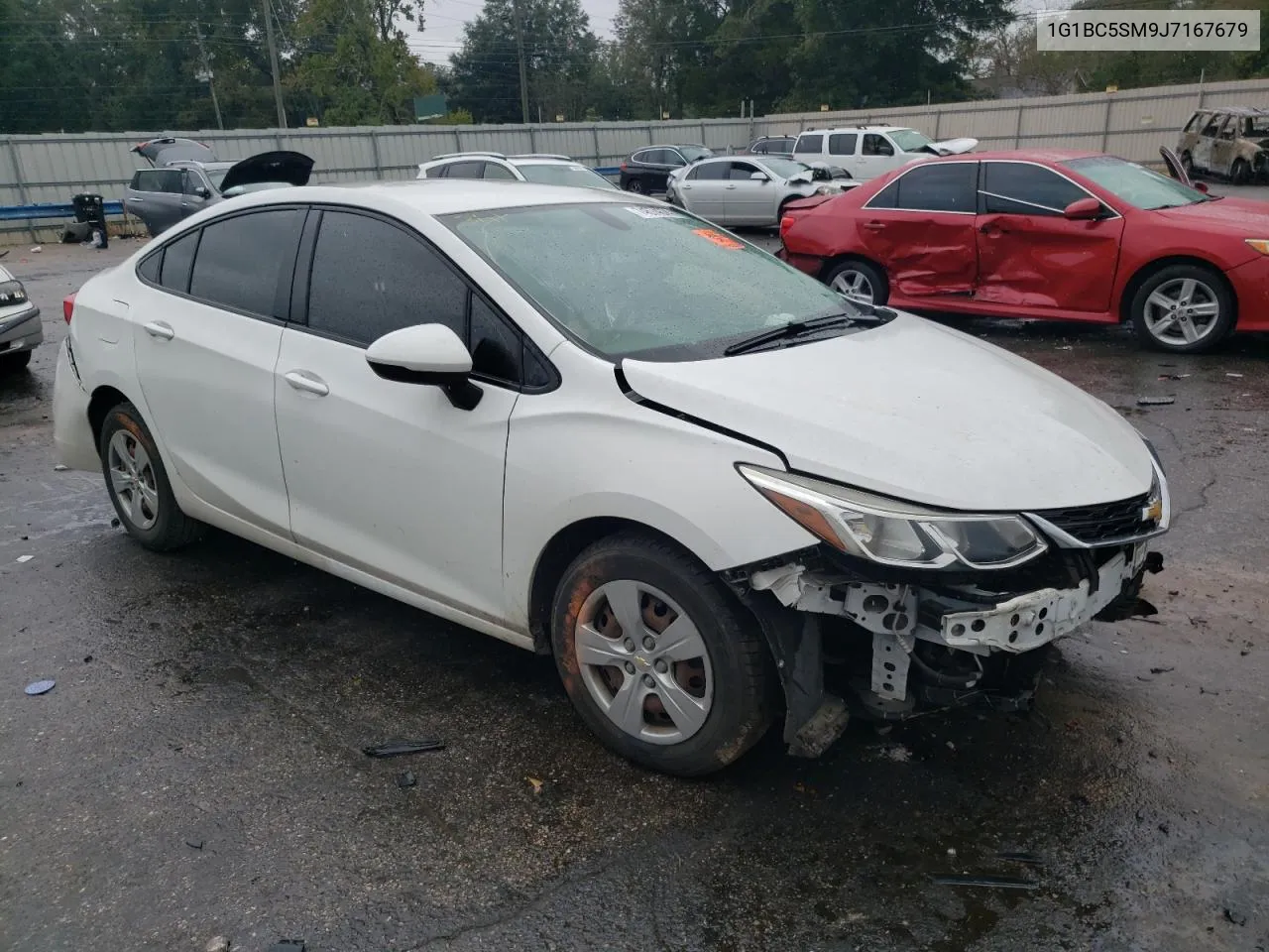 2018 Chevrolet Cruze Ls VIN: 1G1BC5SM9J7167679 Lot: 74574874