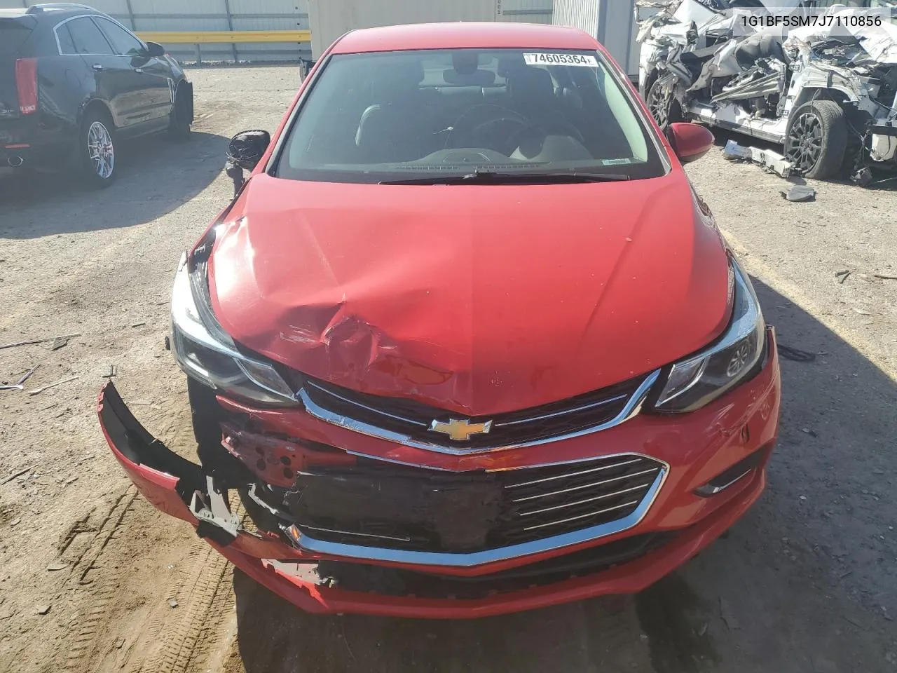 2018 Chevrolet Cruze Premier VIN: 1G1BF5SM7J7110856 Lot: 74605364