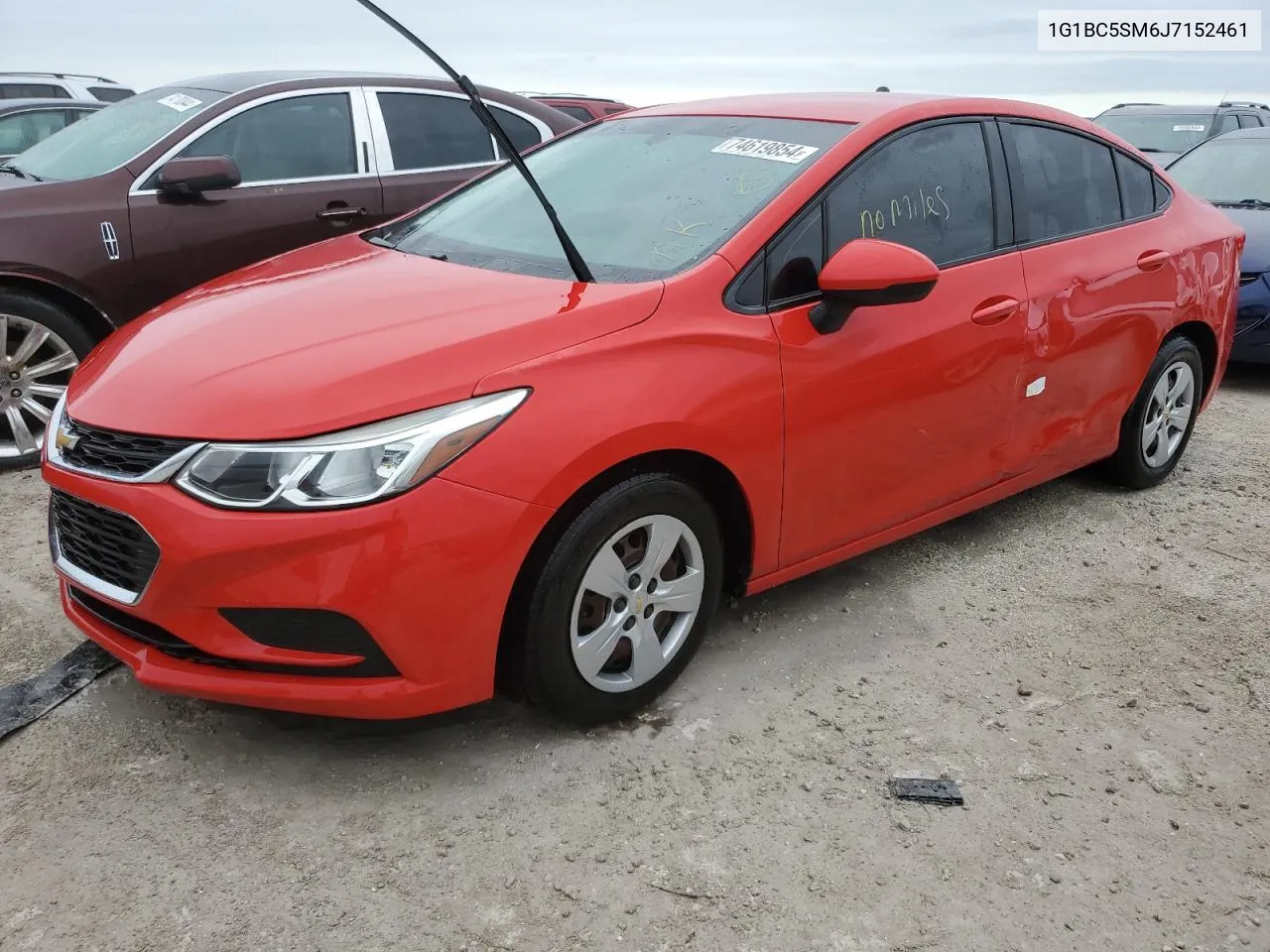 2018 Chevrolet Cruze Ls VIN: 1G1BC5SM6J7152461 Lot: 74619854