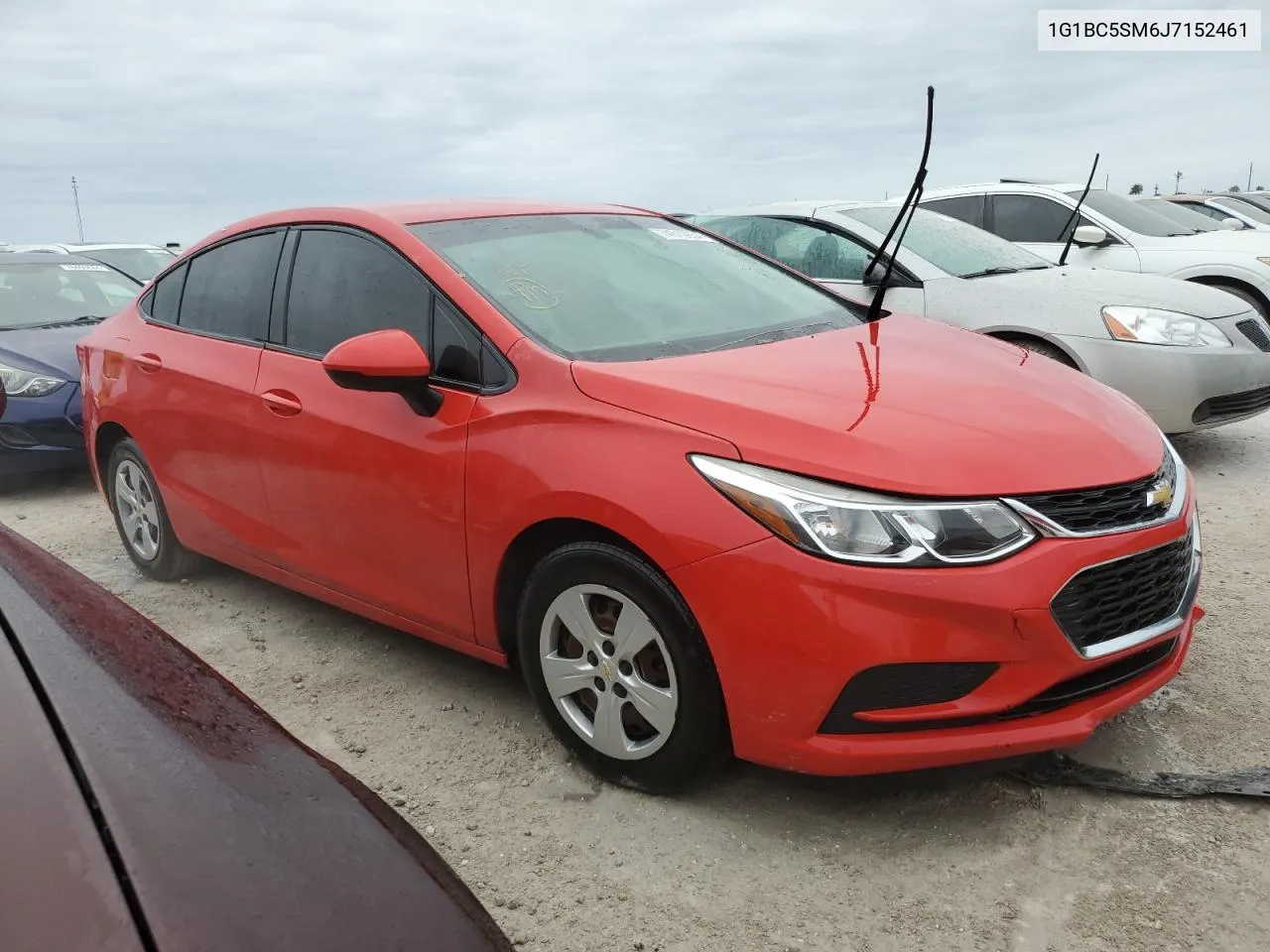 2018 Chevrolet Cruze Ls VIN: 1G1BC5SM6J7152461 Lot: 74619854