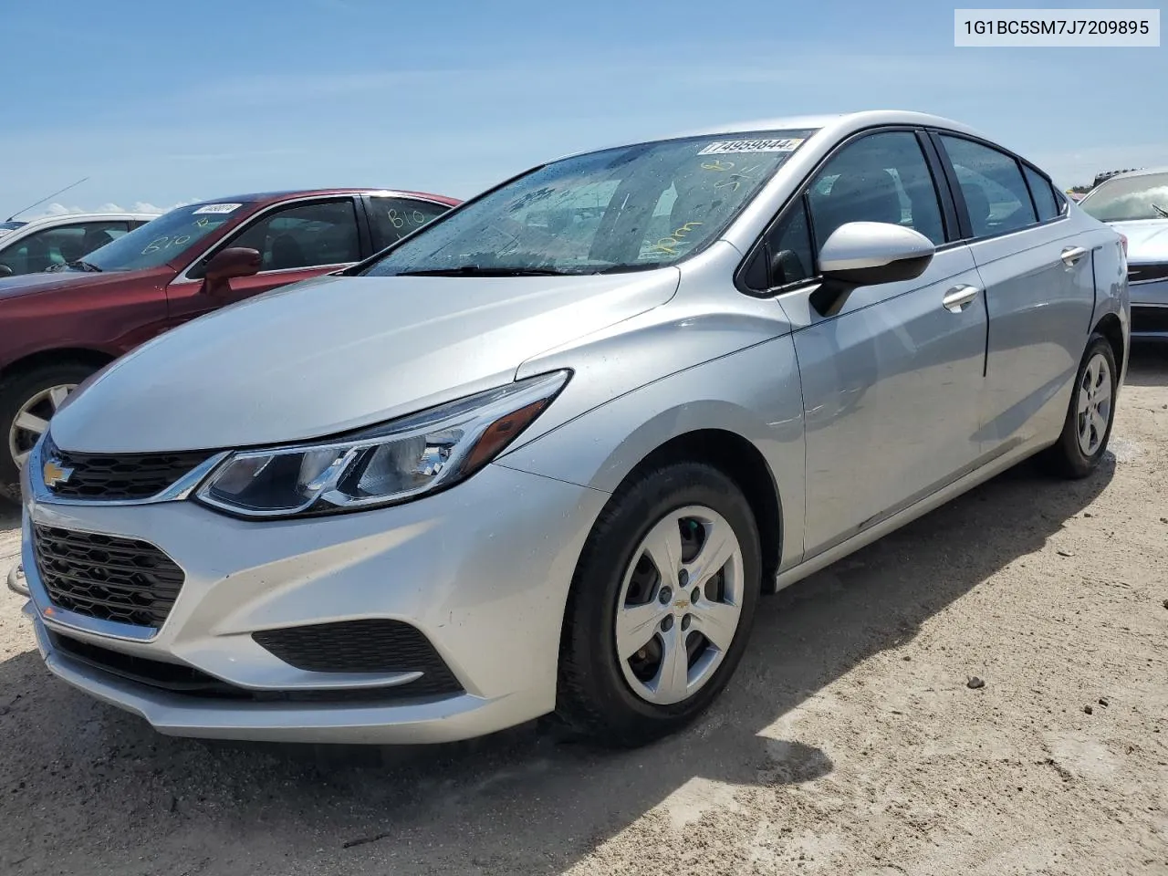 2018 Chevrolet Cruze Ls VIN: 1G1BC5SM7J7209895 Lot: 74959844