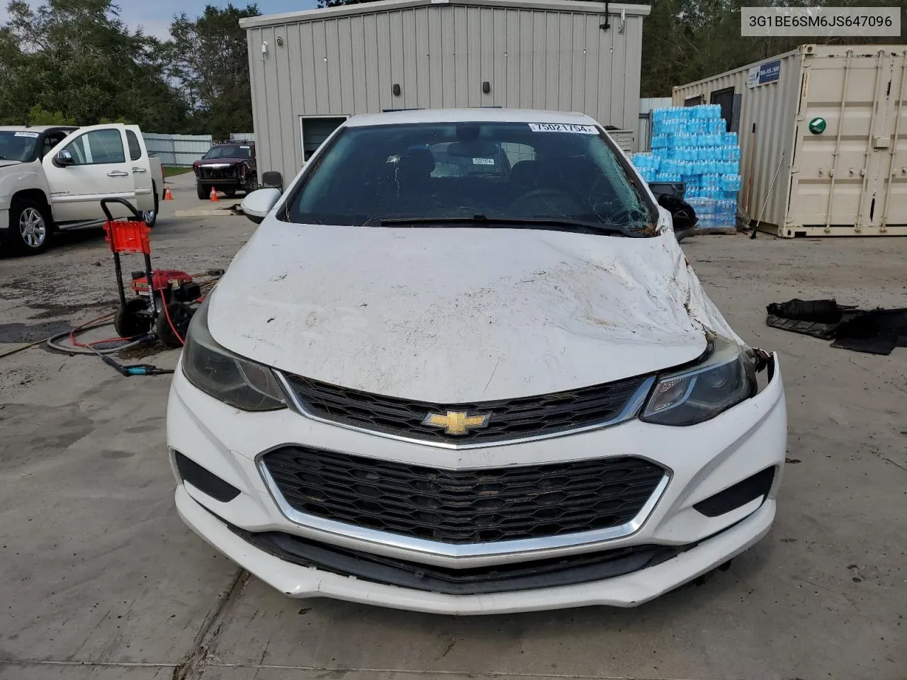 2018 Chevrolet Cruze Lt VIN: 3G1BE6SM6JS647096 Lot: 75021754