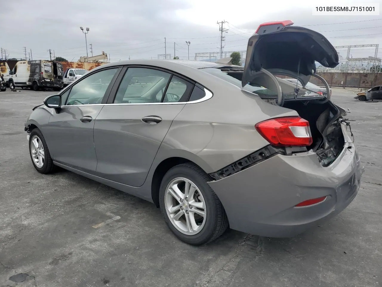 2018 Chevrolet Cruze Lt VIN: 1G1BE5SM8J7151001 Lot: 75123504