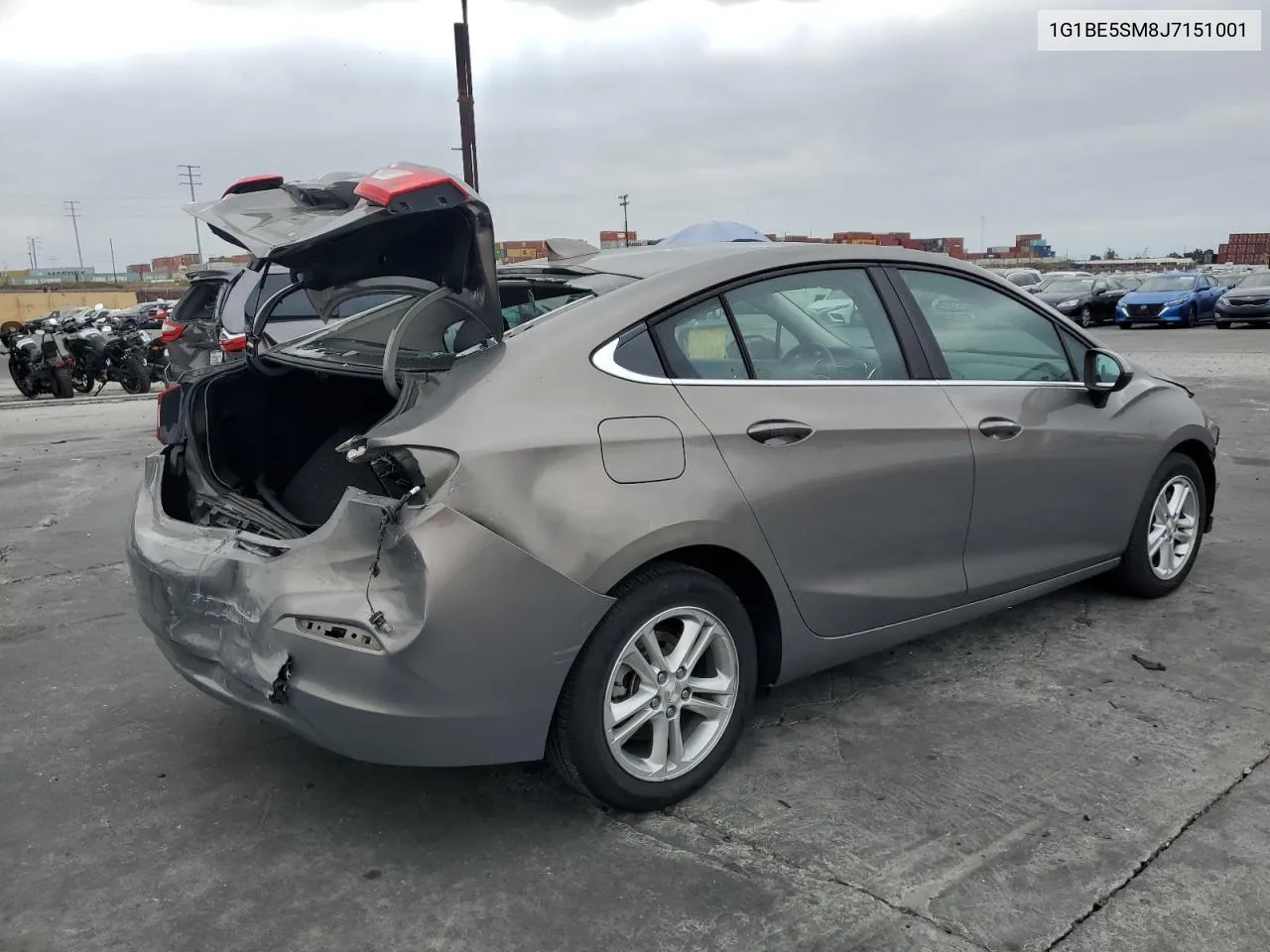 2018 Chevrolet Cruze Lt VIN: 1G1BE5SM8J7151001 Lot: 75123504