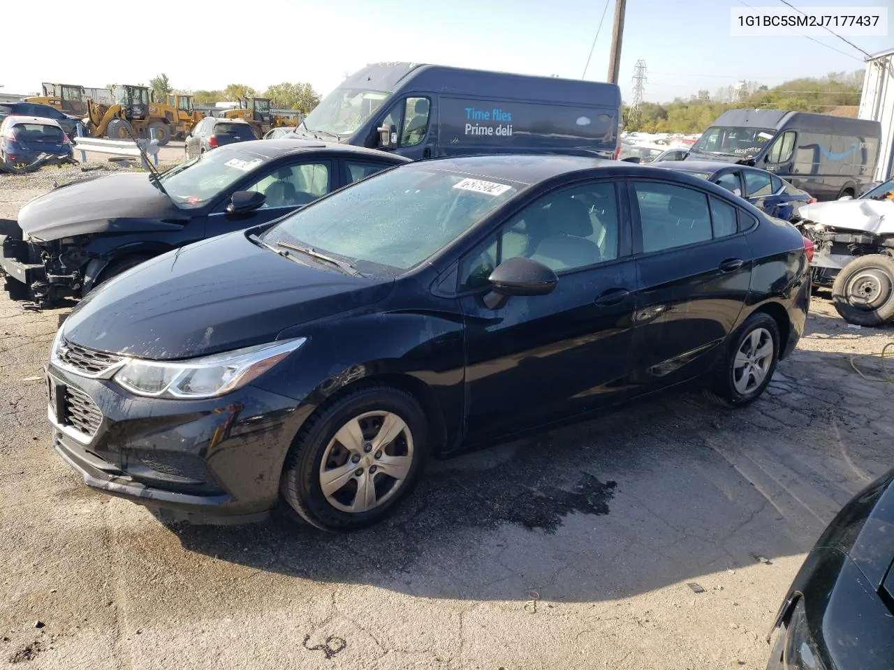 2018 Chevrolet Cruze Ls VIN: 1G1BC5SM2J7177437 Lot: 75269374