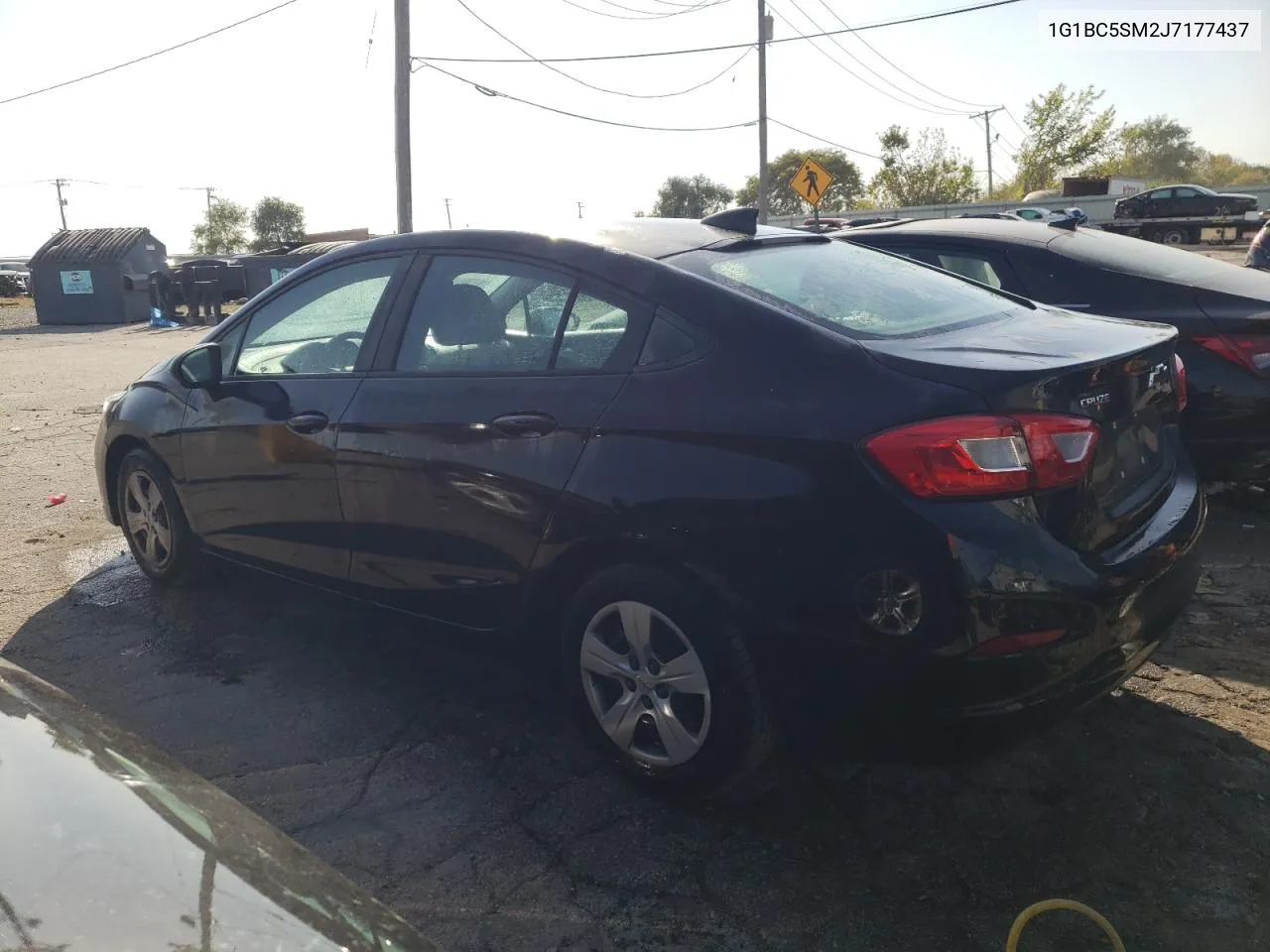 2018 Chevrolet Cruze Ls VIN: 1G1BC5SM2J7177437 Lot: 75269374