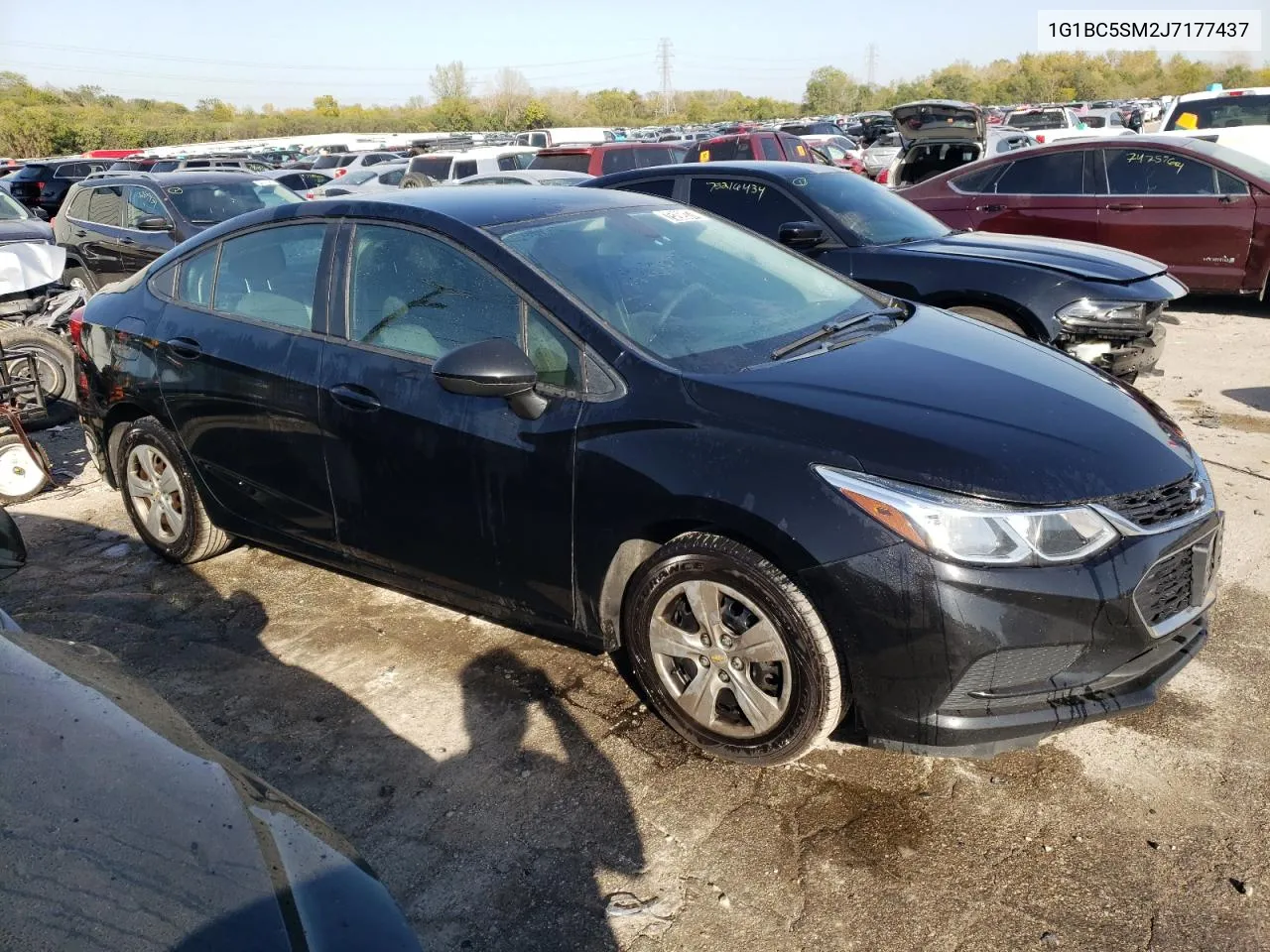 2018 Chevrolet Cruze Ls VIN: 1G1BC5SM2J7177437 Lot: 75269374