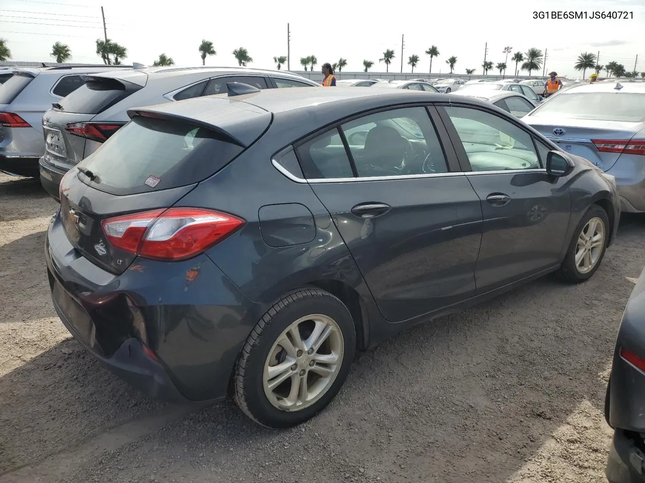 2018 Chevrolet Cruze Lt VIN: 3G1BE6SM1JS640721 Lot: 75329294