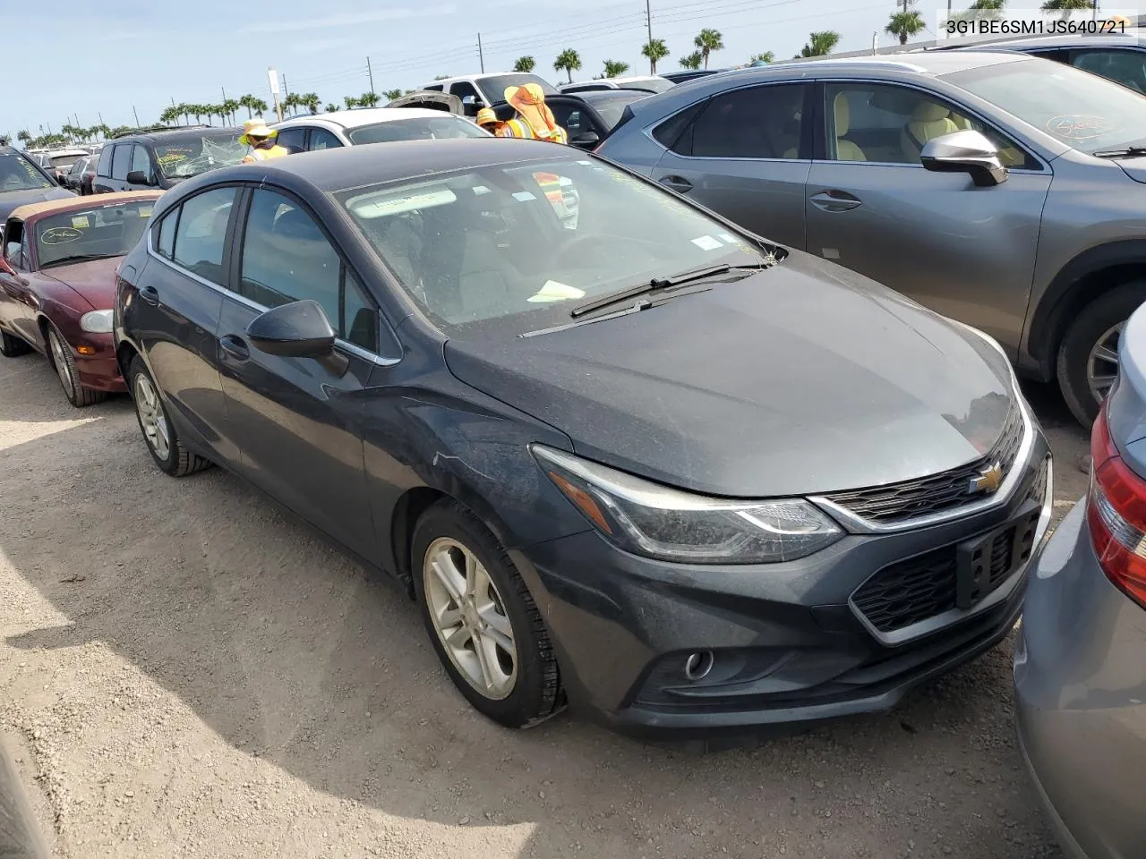 2018 Chevrolet Cruze Lt VIN: 3G1BE6SM1JS640721 Lot: 75329294