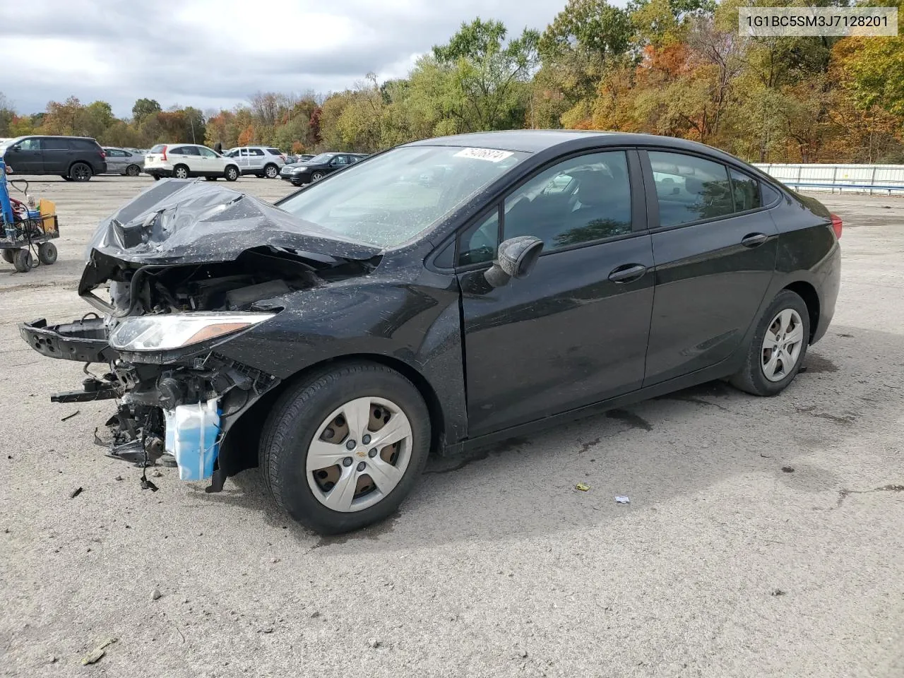 2018 Chevrolet Cruze Ls VIN: 1G1BC5SM3J7128201 Lot: 75406874