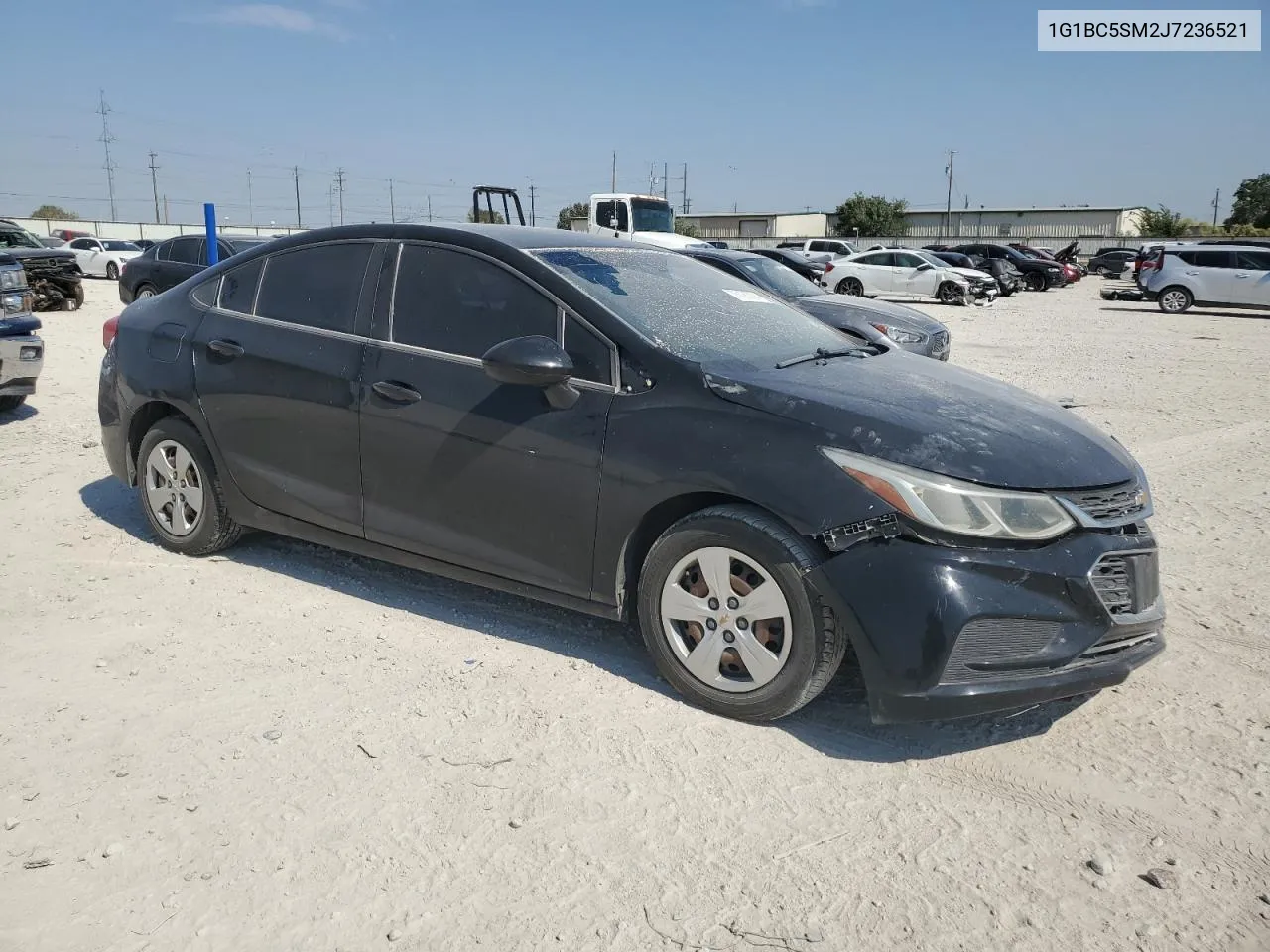 2018 Chevrolet Cruze Ls VIN: 1G1BC5SM2J7236521 Lot: 75435294