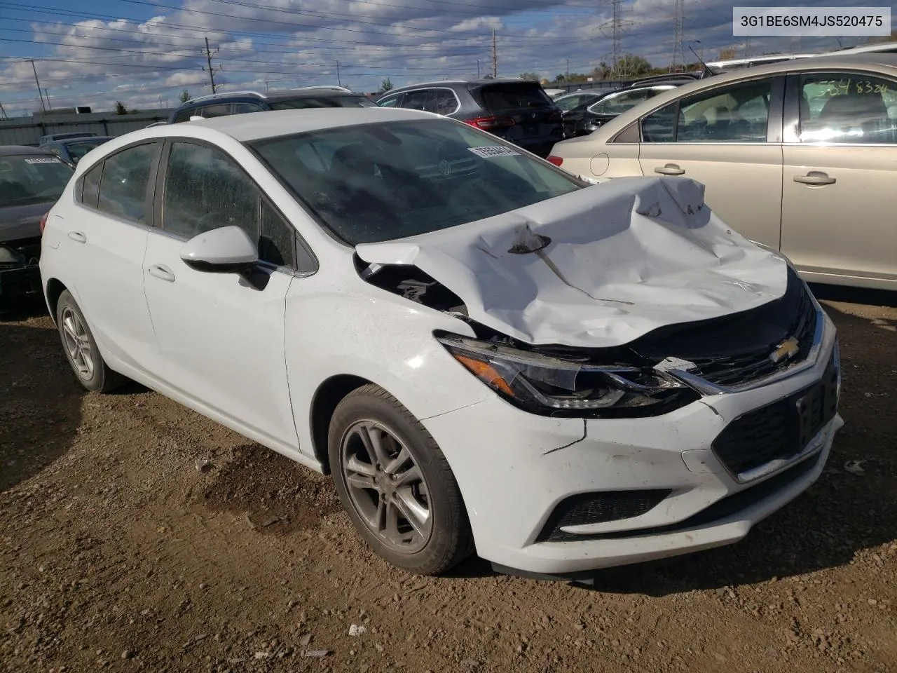 2018 Chevrolet Cruze Lt VIN: 3G1BE6SM4JS520475 Lot: 75554414