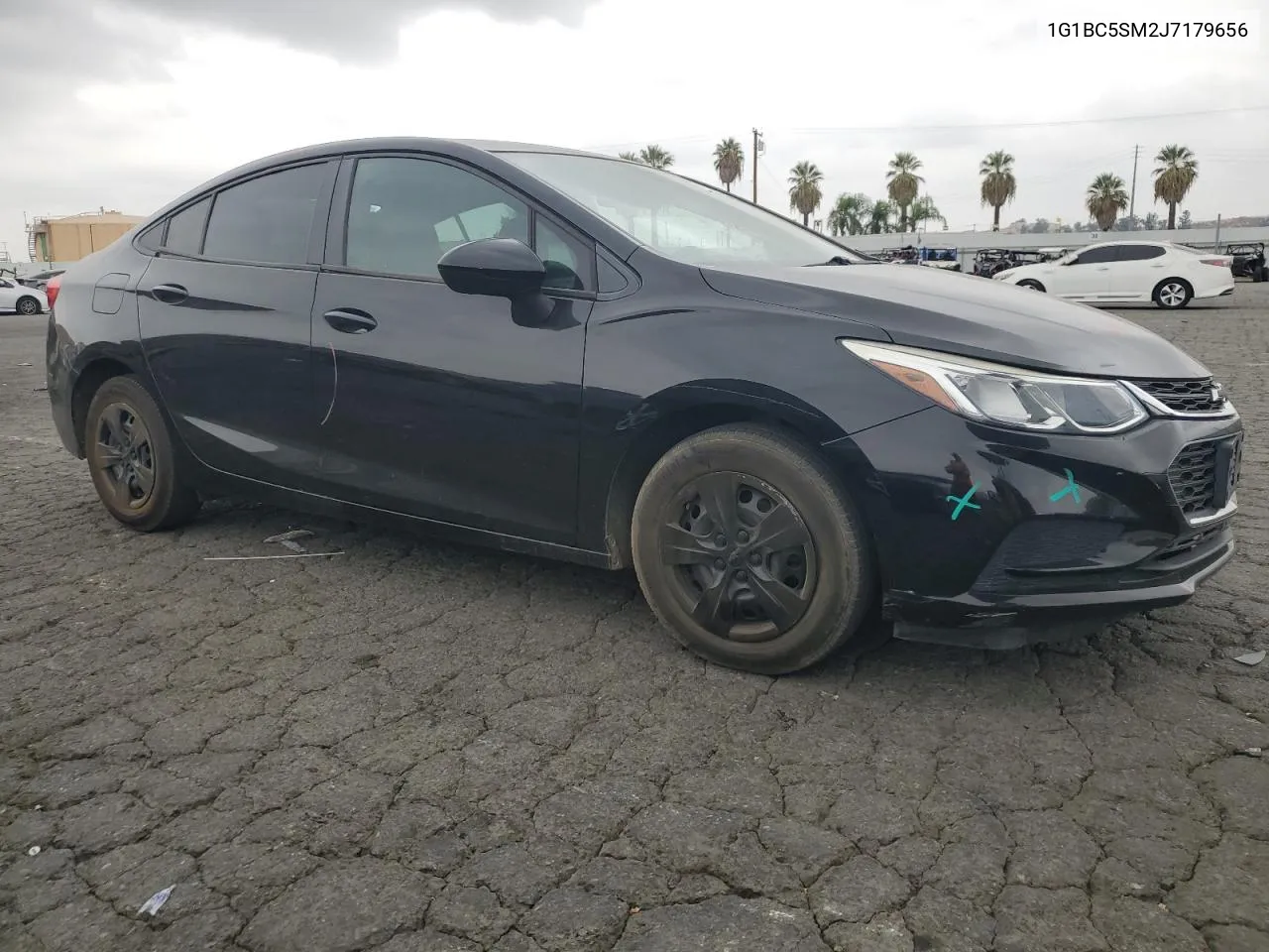 2018 Chevrolet Cruze Ls VIN: 1G1BC5SM2J7179656 Lot: 75570014