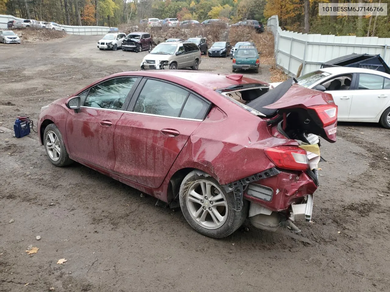 2018 Chevrolet Cruze Lt VIN: 1G1BE5SM6J7146766 Lot: 75708884