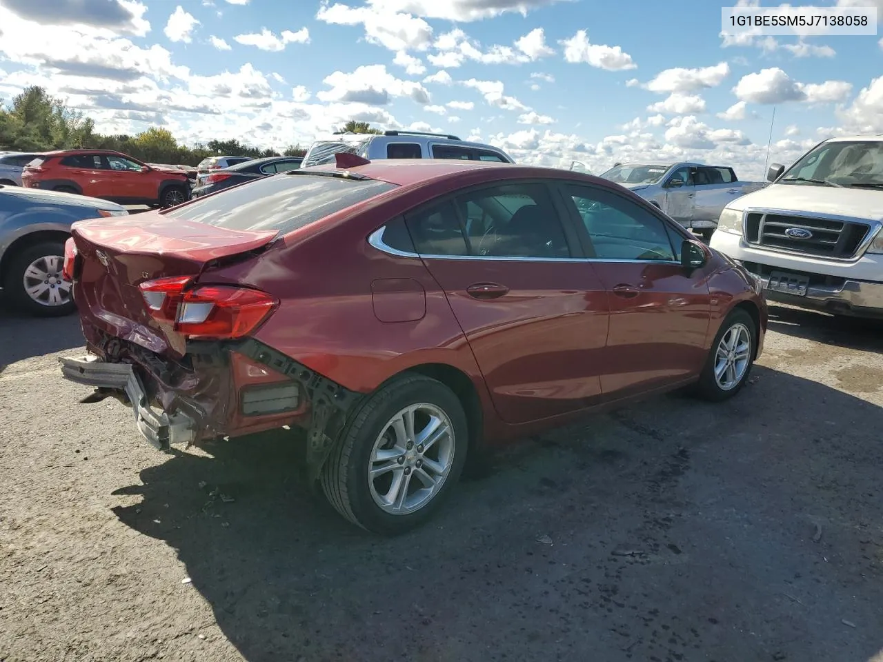 2018 Chevrolet Cruze Lt VIN: 1G1BE5SM5J7138058 Lot: 75709334