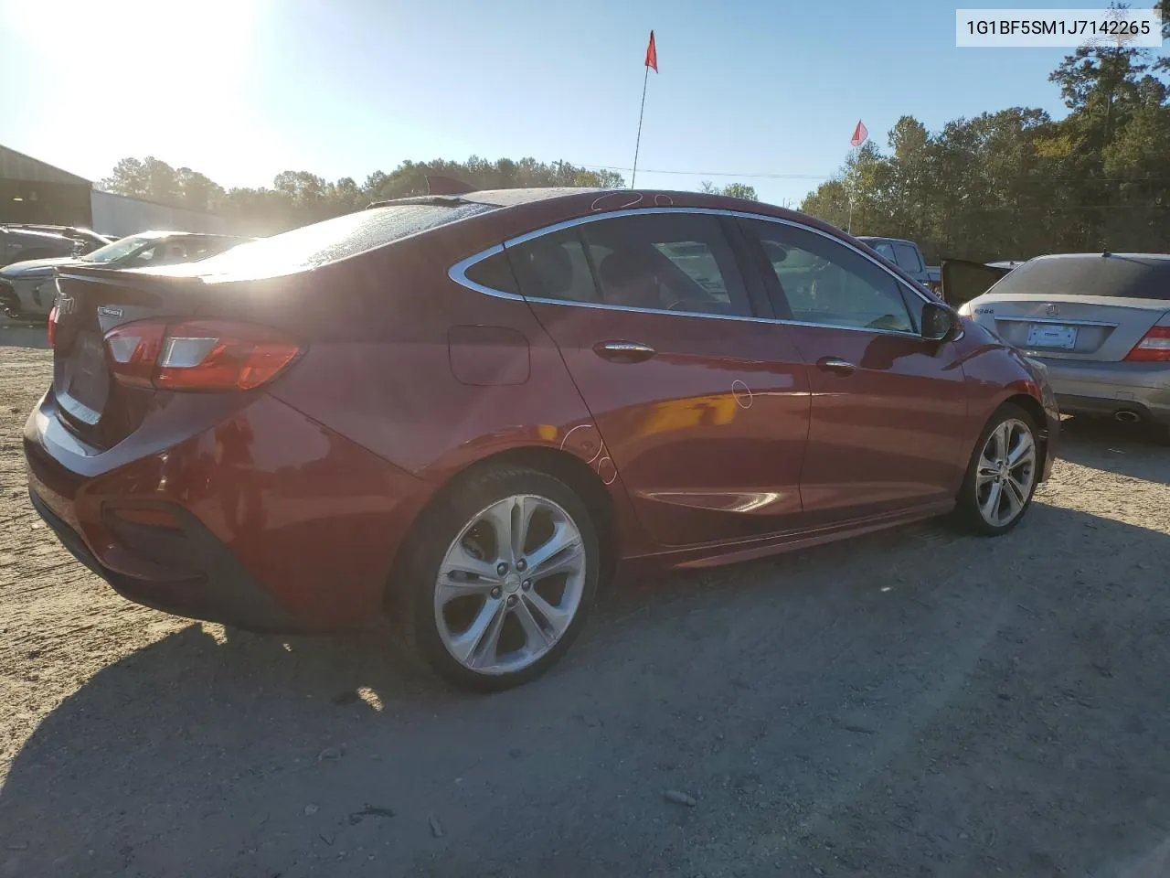 1G1BF5SM1J7142265 2018 Chevrolet Cruze Premier