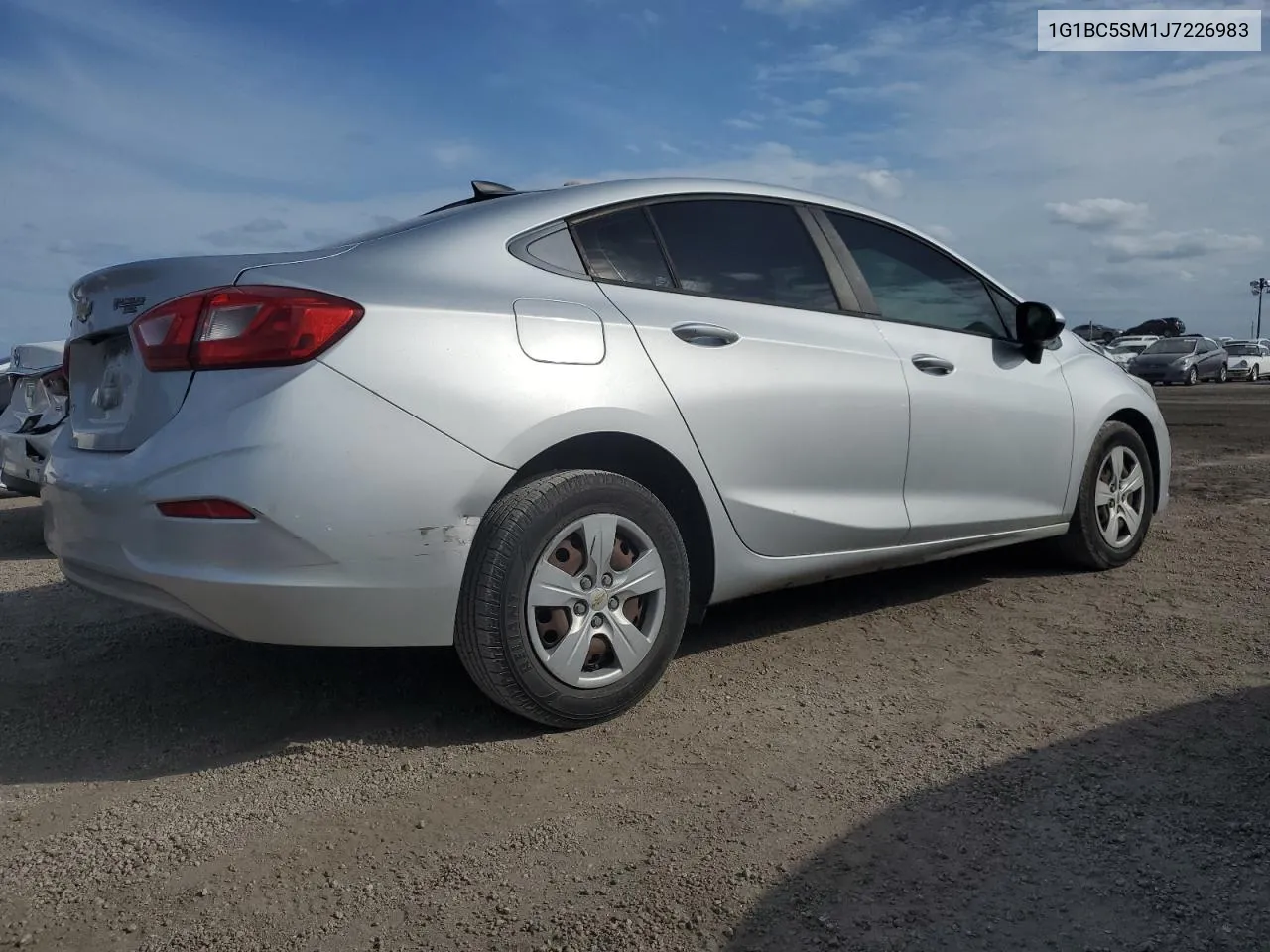 2018 Chevrolet Cruze Ls VIN: 1G1BC5SM1J7226983 Lot: 75938834