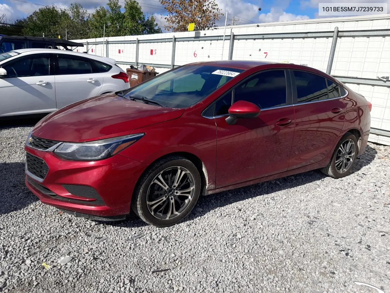 2018 Chevrolet Cruze Lt VIN: 1G1BE5SM7J7239733 Lot: 76022664