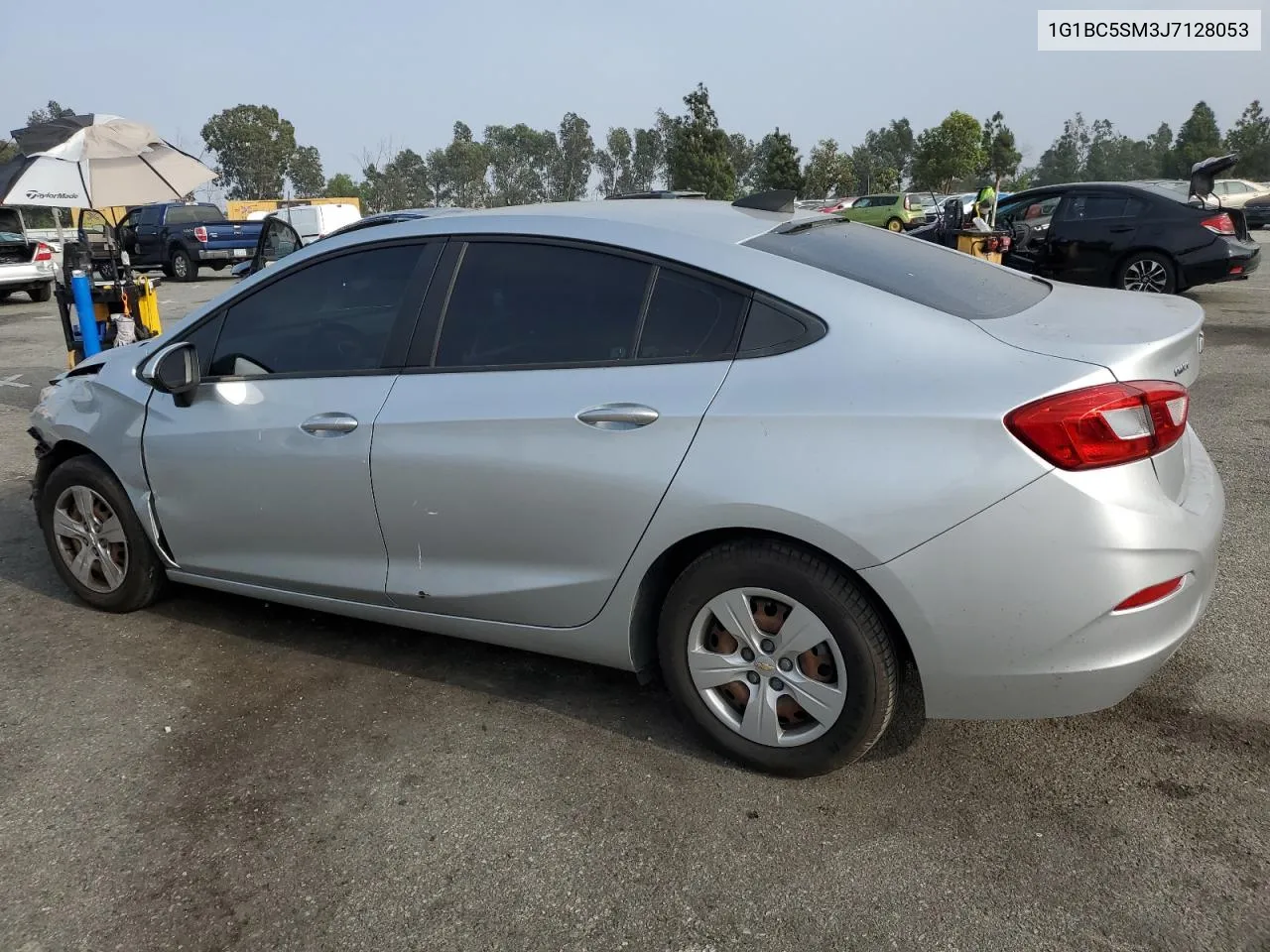 2018 Chevrolet Cruze Ls VIN: 1G1BC5SM3J7128053 Lot: 76156114