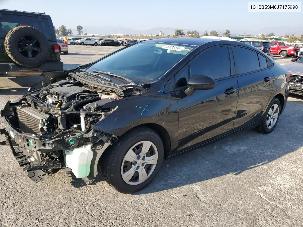 2018 Chevrolet Cruze Ls VIN: 1G1BB5SM6J7175998 Lot: 76204164