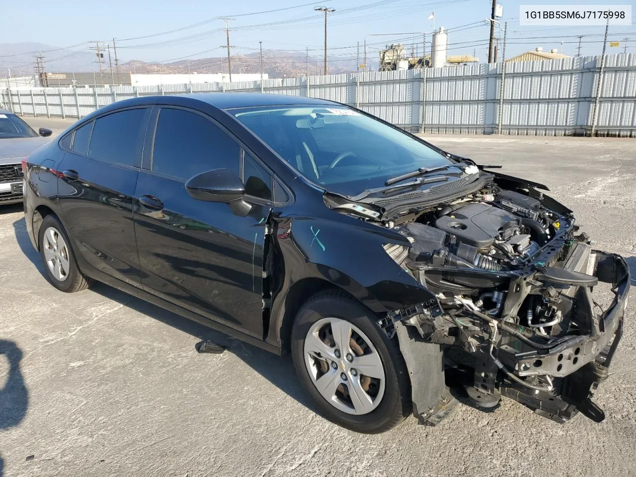 2018 Chevrolet Cruze Ls VIN: 1G1BB5SM6J7175998 Lot: 76204164