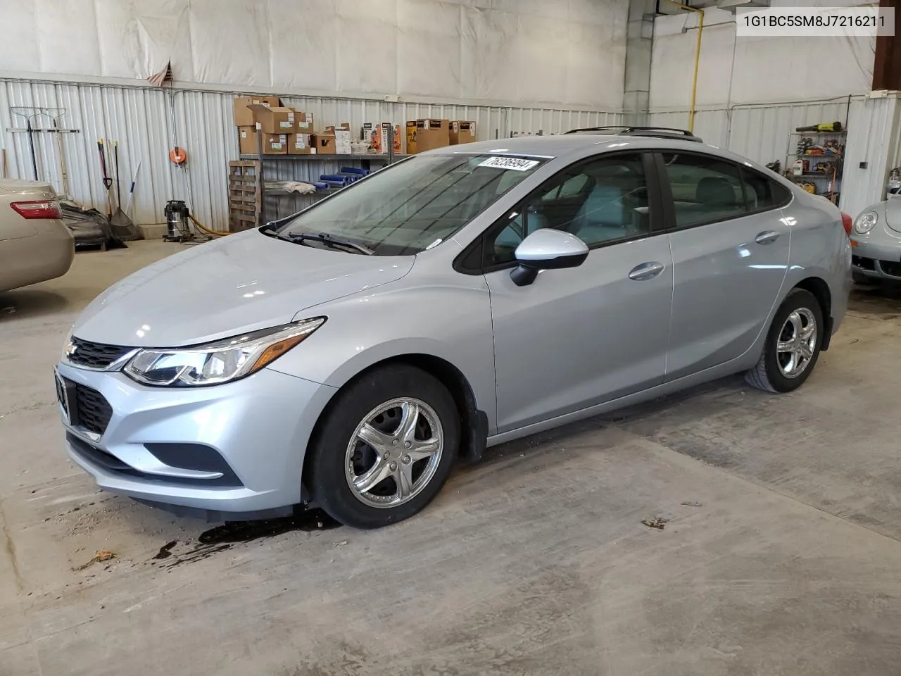 2018 Chevrolet Cruze Ls VIN: 1G1BC5SM8J7216211 Lot: 76236994