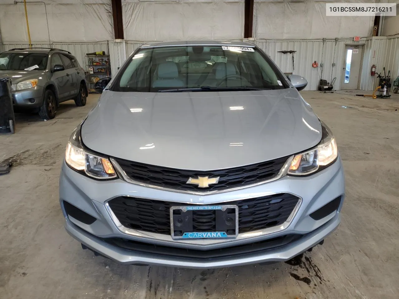 2018 Chevrolet Cruze Ls VIN: 1G1BC5SM8J7216211 Lot: 76236994