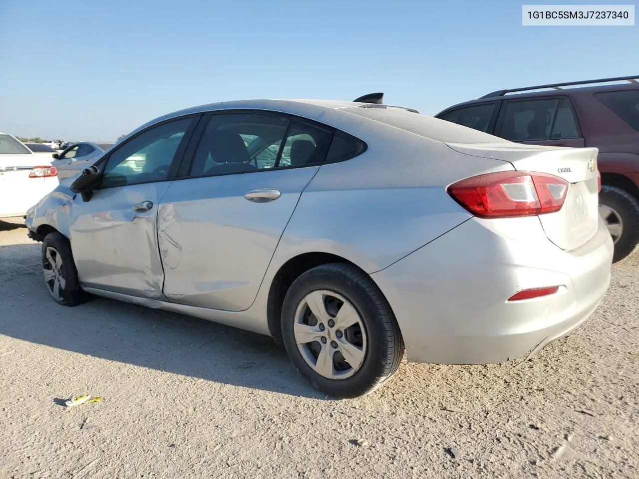 2018 Chevrolet Cruze Ls VIN: 1G1BC5SM3J7237340 Lot: 76355664