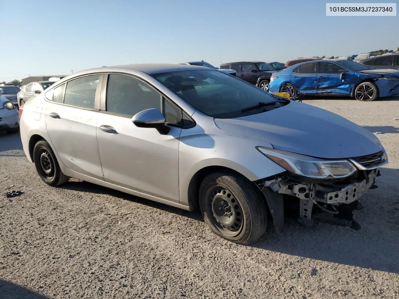 2018 Chevrolet Cruze Ls VIN: 1G1BC5SM3J7237340 Lot: 76355664