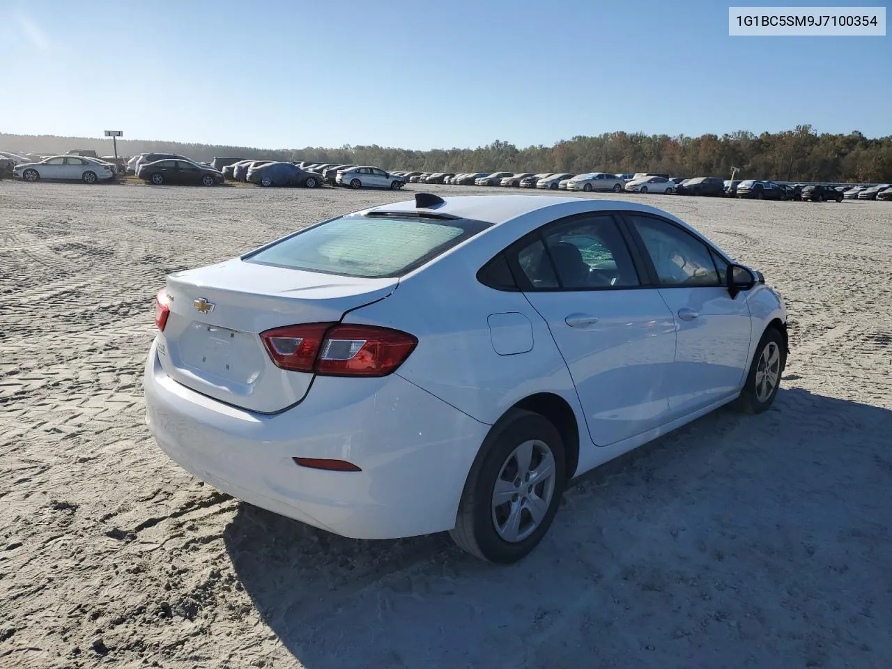 2018 Chevrolet Cruze Ls VIN: 1G1BC5SM9J7100354 Lot: 76381014