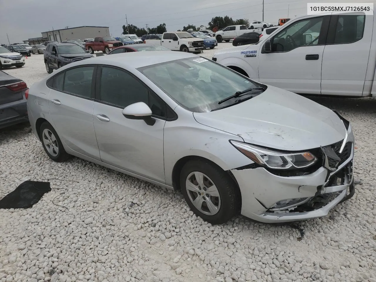 2018 Chevrolet Cruze Ls VIN: 1G1BC5SMXJ7126543 Lot: 76500724