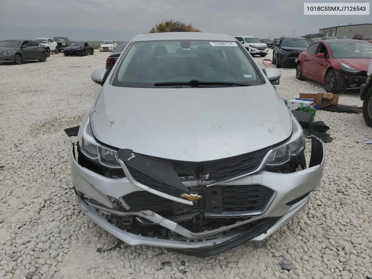 2018 Chevrolet Cruze Ls VIN: 1G1BC5SMXJ7126543 Lot: 76500724