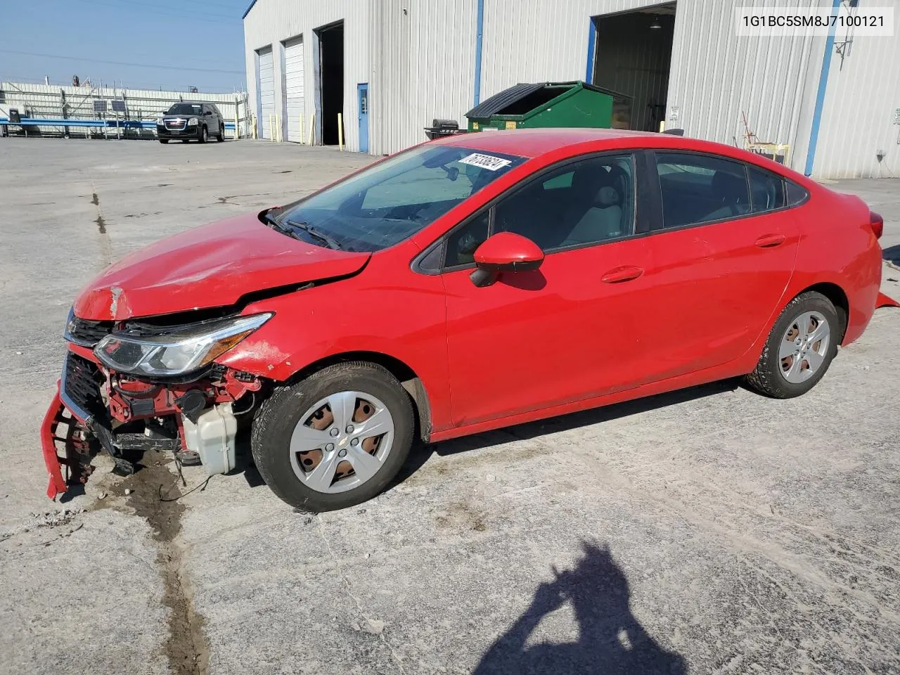 2018 Chevrolet Cruze Ls VIN: 1G1BC5SM8J7100121 Lot: 76733624