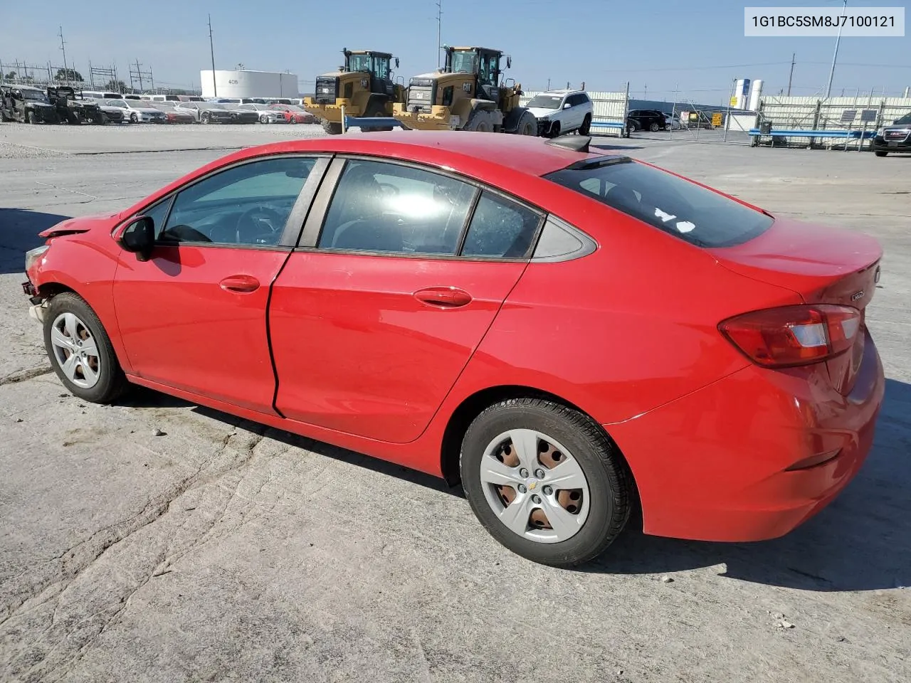 2018 Chevrolet Cruze Ls VIN: 1G1BC5SM8J7100121 Lot: 76733624