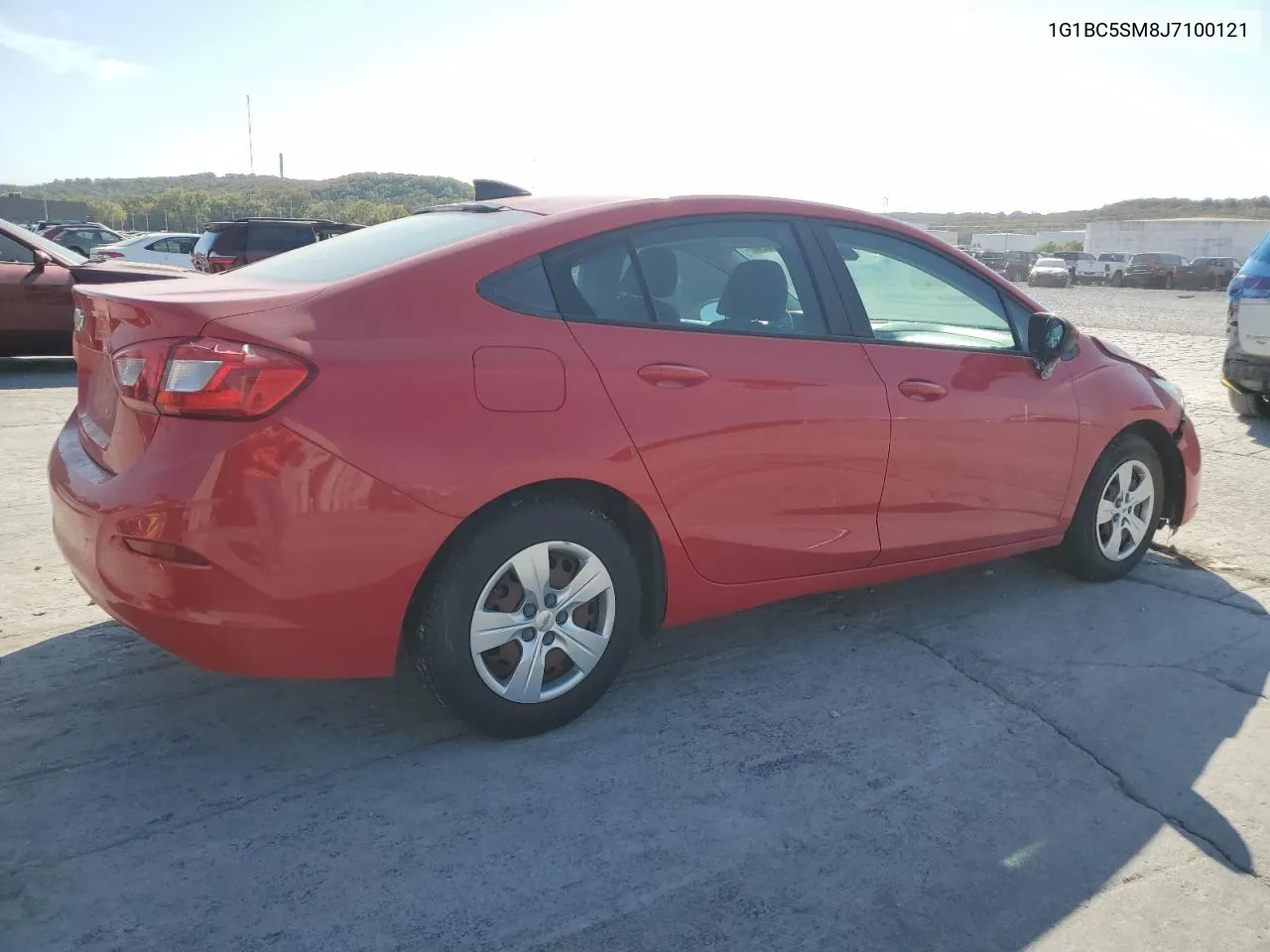 2018 Chevrolet Cruze Ls VIN: 1G1BC5SM8J7100121 Lot: 76733624