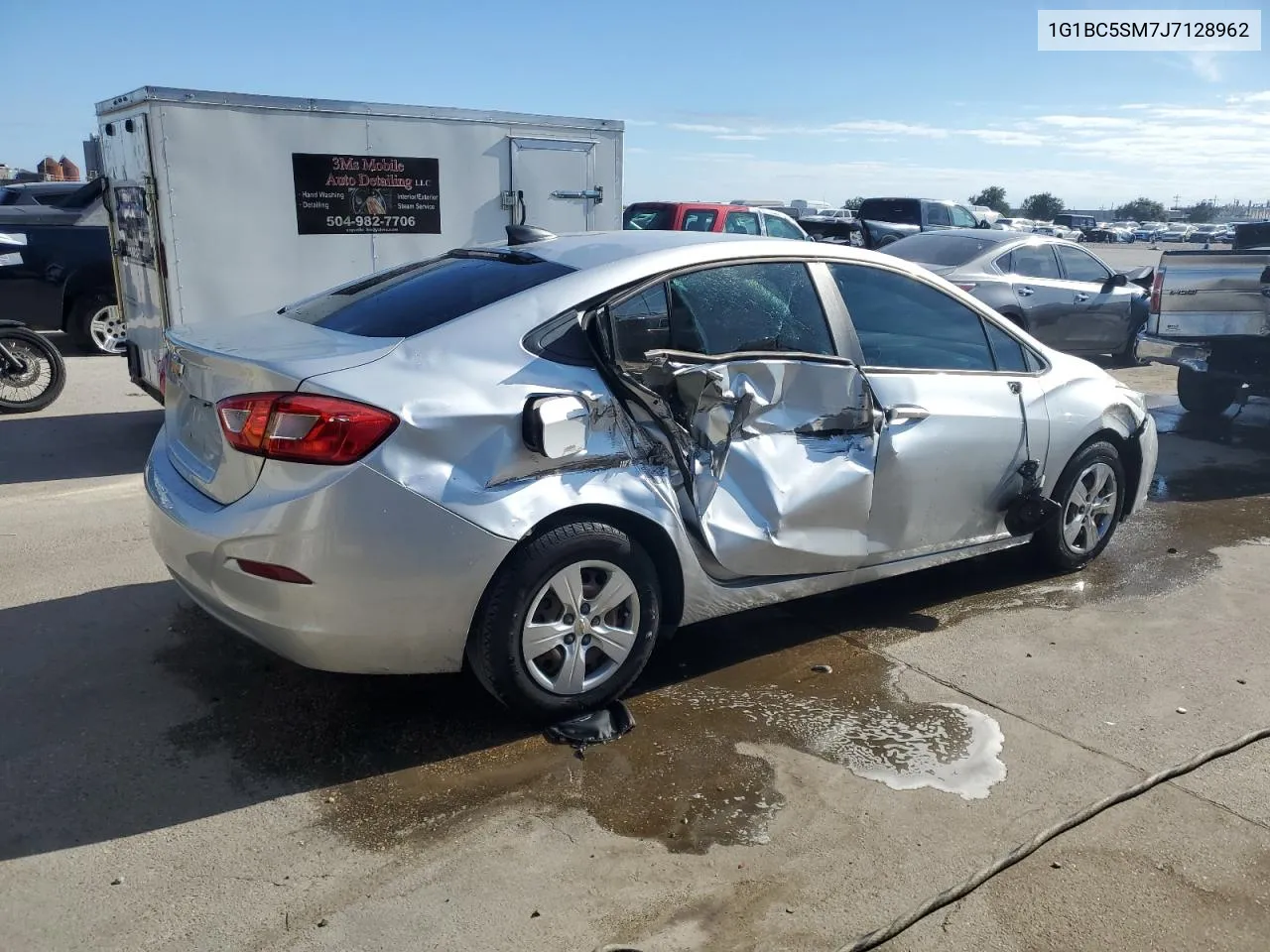 2018 Chevrolet Cruze Ls VIN: 1G1BC5SM7J7128962 Lot: 76880604