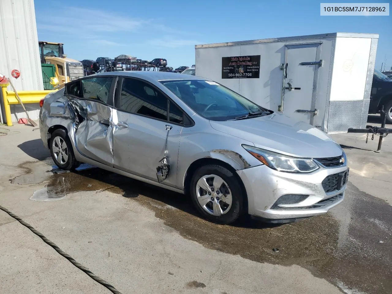 2018 Chevrolet Cruze Ls VIN: 1G1BC5SM7J7128962 Lot: 76880604