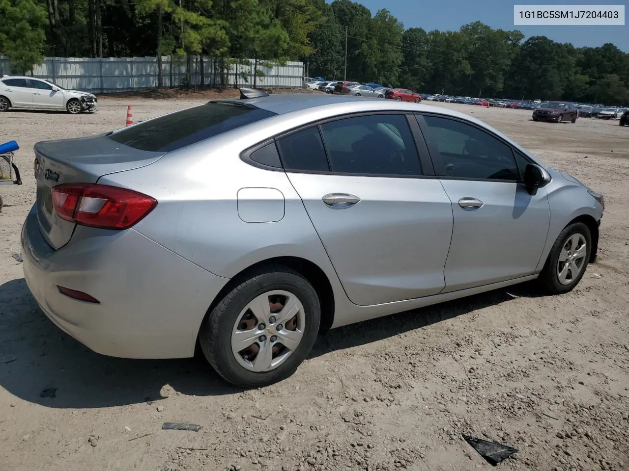 2018 Chevrolet Cruze Ls VIN: 1G1BC5SM1J7204403 Lot: 76951374