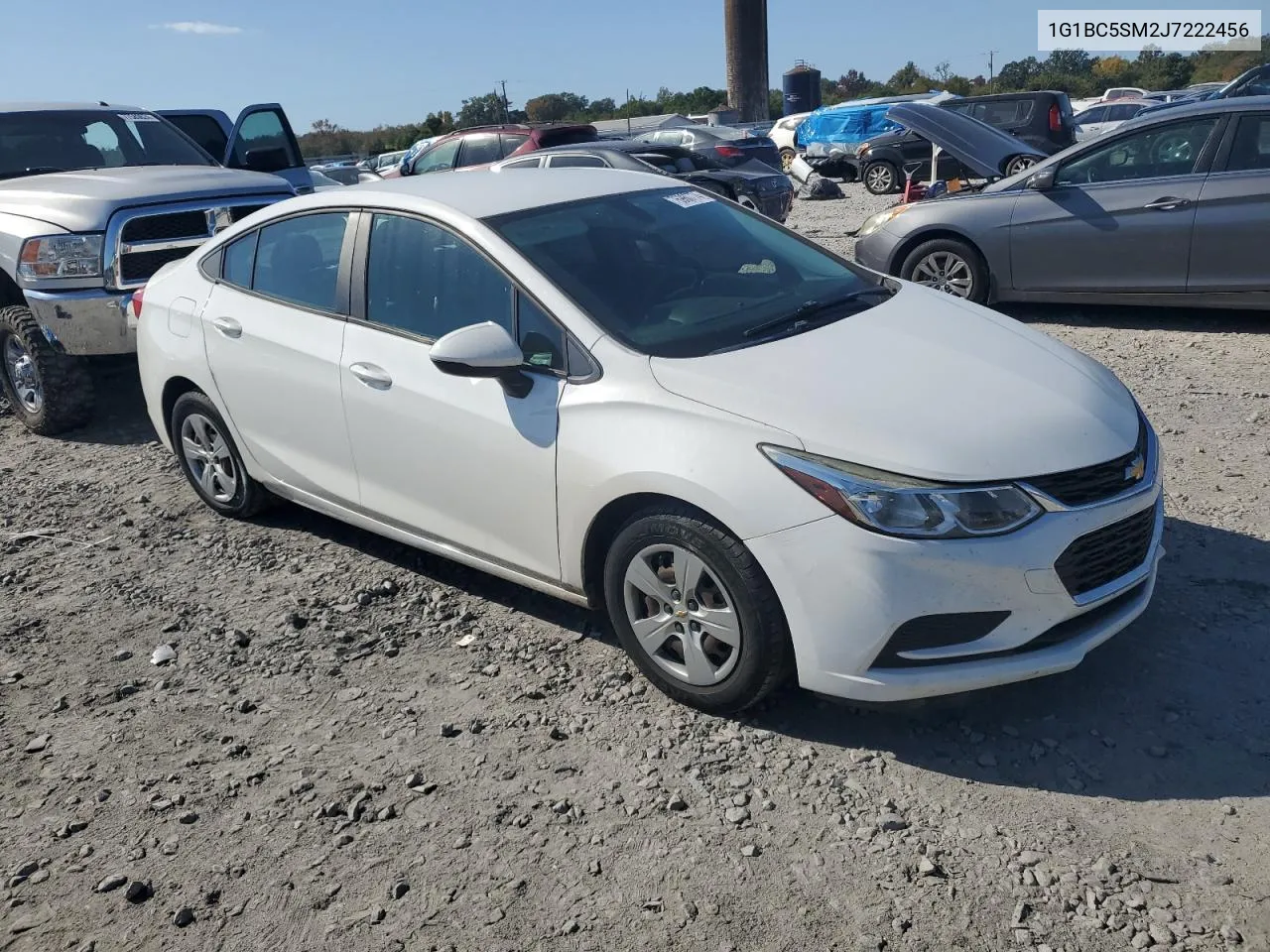 2018 Chevrolet Cruze Ls VIN: 1G1BC5SM2J7222456 Lot: 76960774