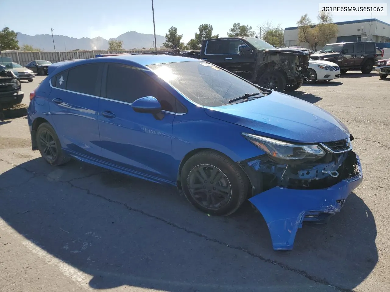 2018 Chevrolet Cruze Lt VIN: 3G1BE6SM9JS651062 Lot: 77231424