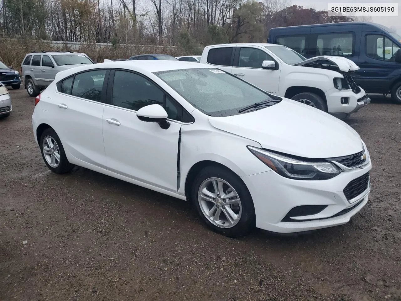 2018 Chevrolet Cruze Lt VIN: 3G1BE6SM8JS605190 Lot: 78054824