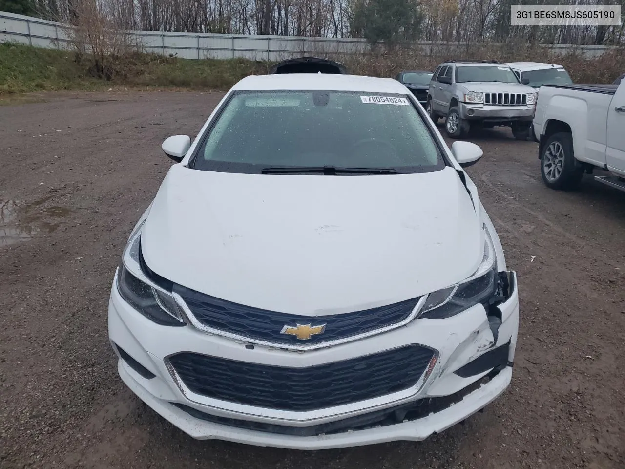 2018 Chevrolet Cruze Lt VIN: 3G1BE6SM8JS605190 Lot: 78054824