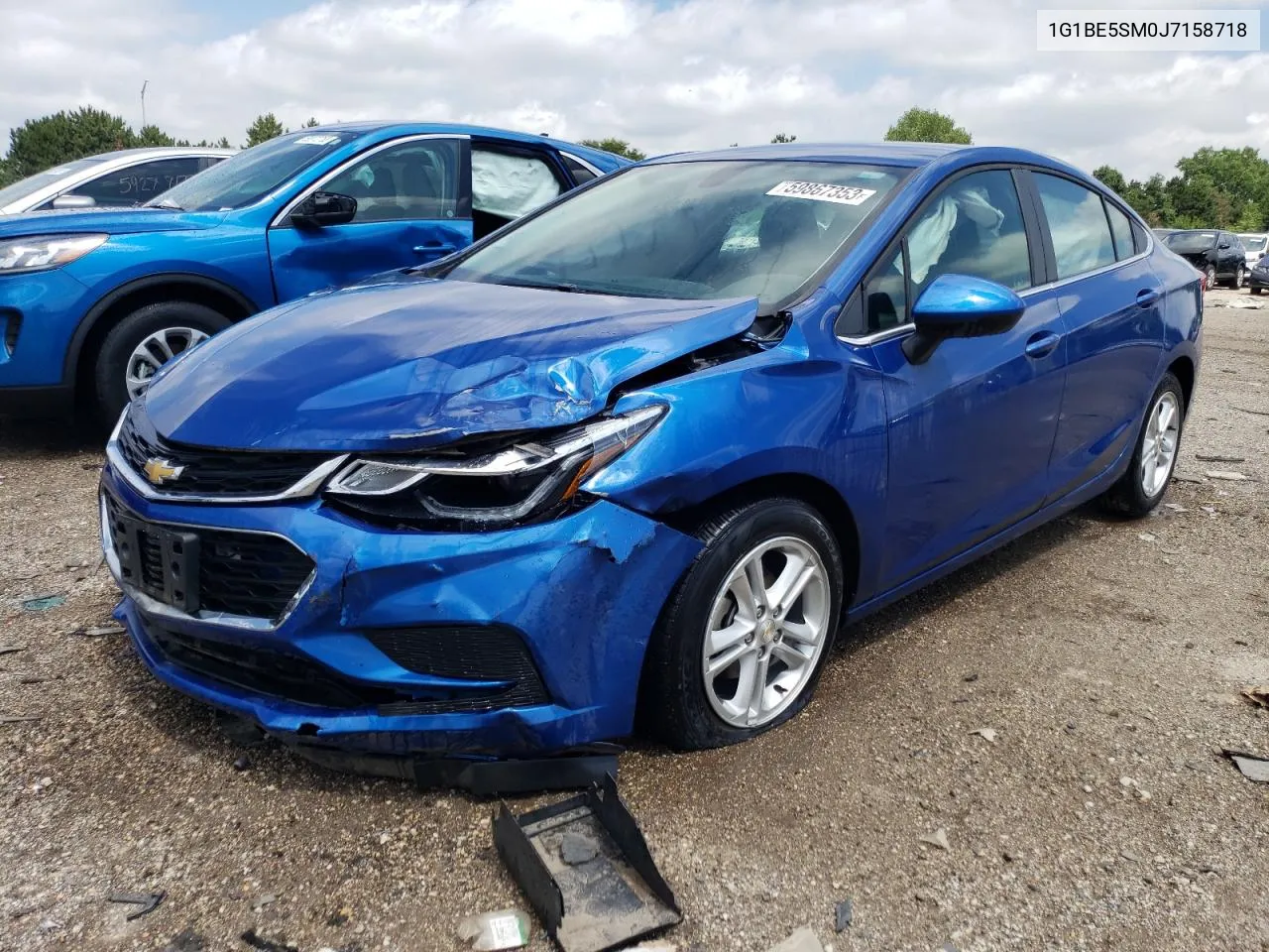 2018 Chevrolet Cruze Lt VIN: 1G1BE5SM0J7158718 Lot: 78158414